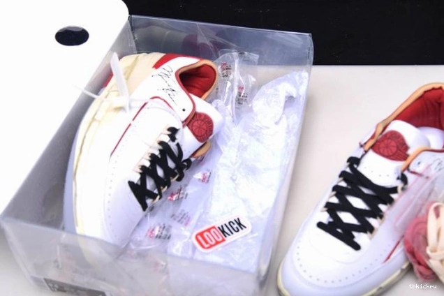 Reps TBK Retro White Jordan Red Off-White Low SP DJ4375-106 2 0713